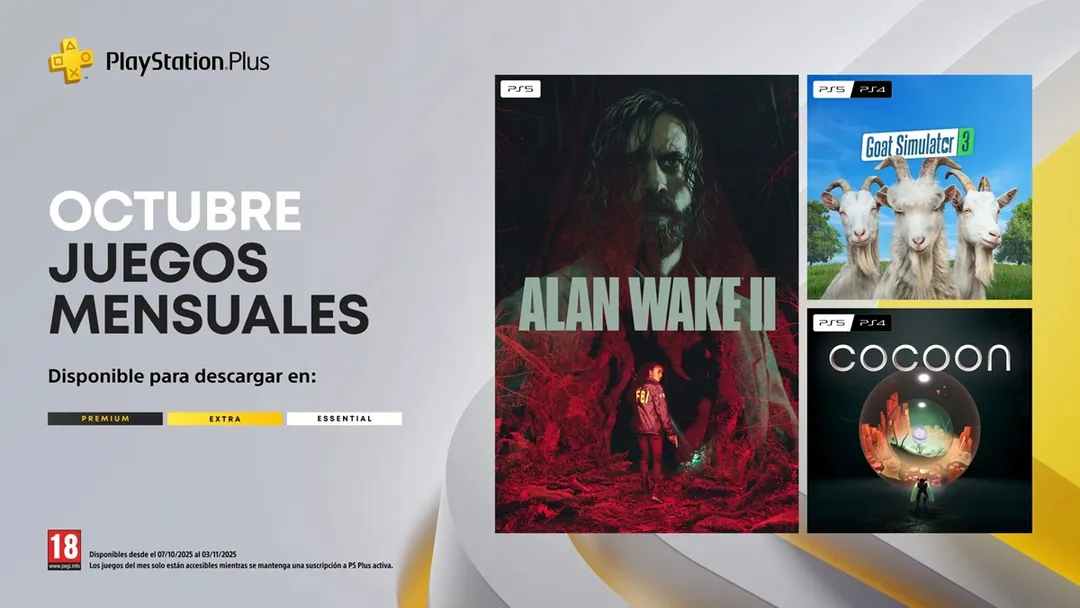 El lanzamiento más destacado es Alan Wake 2, una entrega de horror psicológico y supervivencia creada por los desarrolladores de Control.