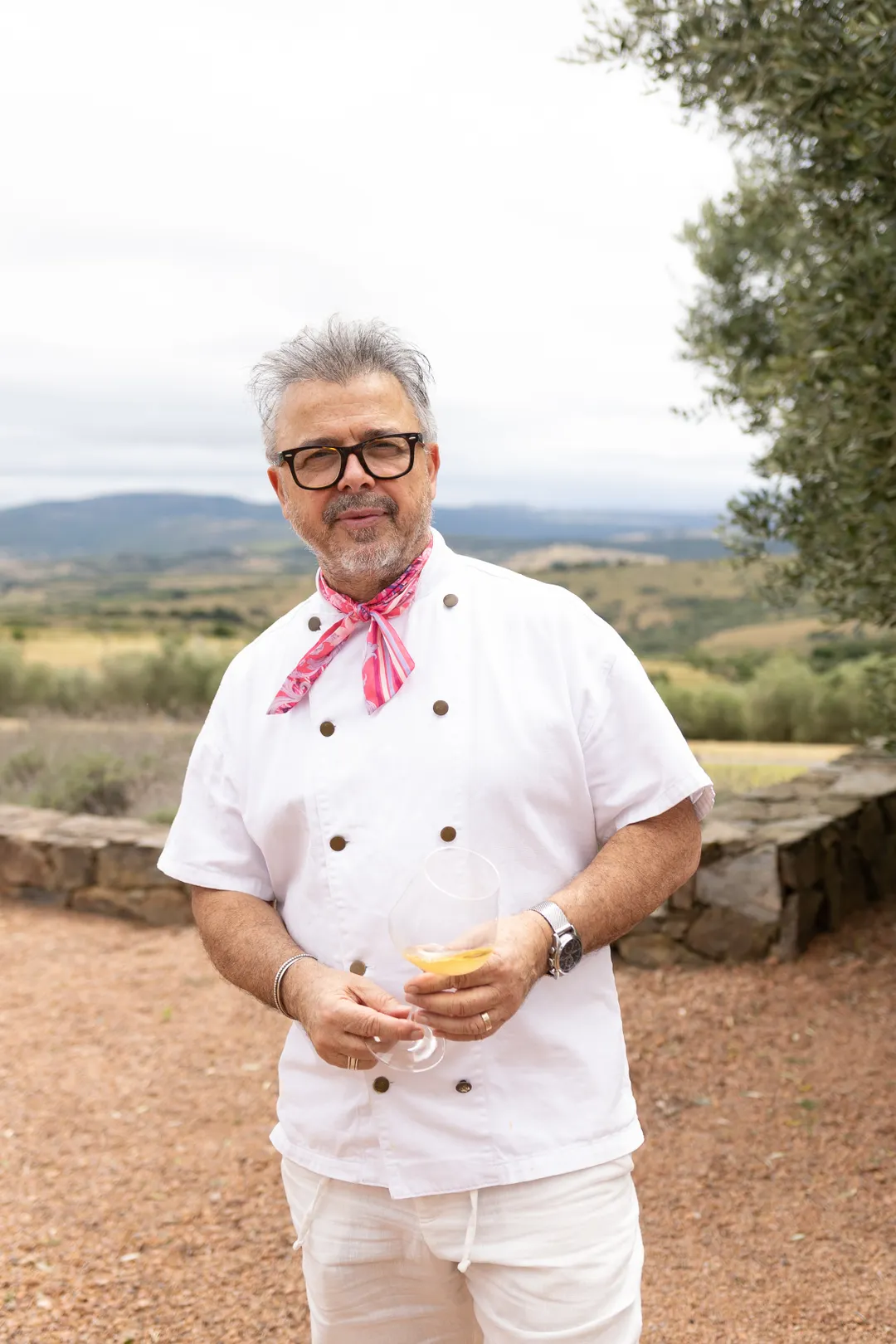 El chef decidió instalarse en La Puglia para estar cerca de su madre y su esposa.