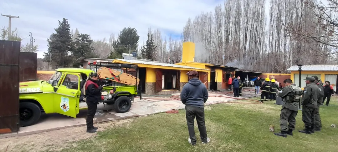 El incendio ocurrió en la localidad lasherina de Uspallata.