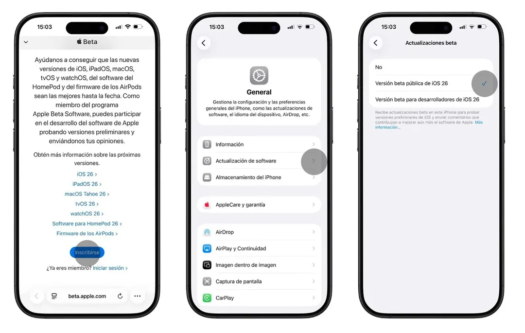 Los usuarios de iPhone ya pueden descargar la cuarta beta de la nueva actualización.