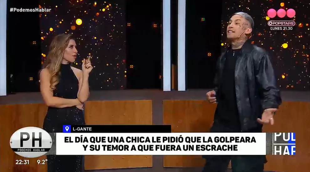 L-Gante reveló el pedido que recibió mientras estaba en una noche íntima. 