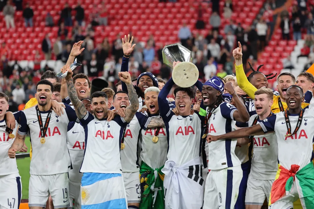 Cuti Romero ganó la Europa League en 2025 con Tottenham.