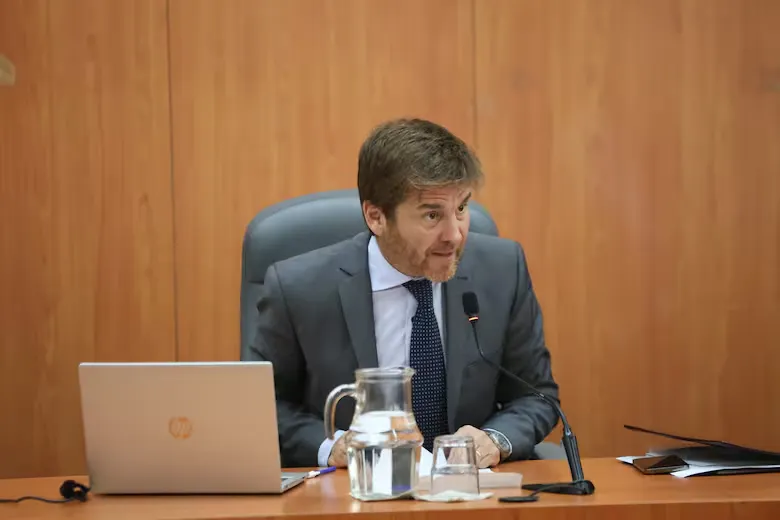 El juez Andrés Basso, presidente del Tribunal Oral Federal Número 3