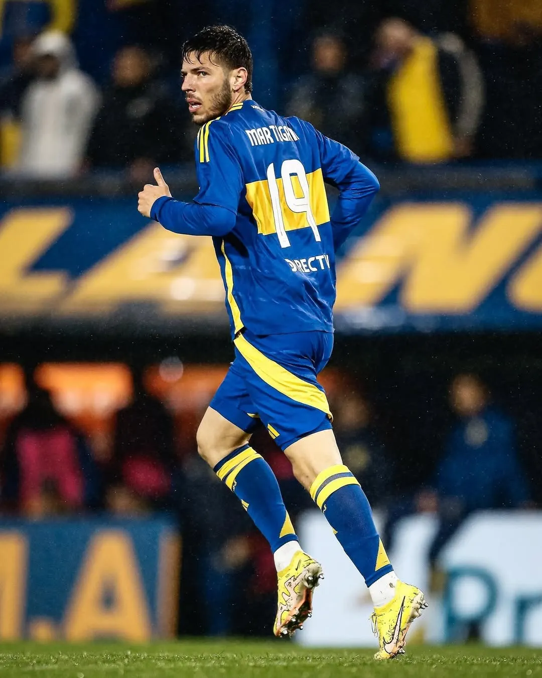 Agustín Martegani, uno de los futbolistas que no será tenido en cuenta en el proyecto de Boca Juniors para el 2026.