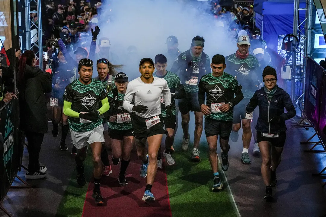 Largada de la carrera en Córdoba, puro amor al deporte. Foto Gentileza Turmalina