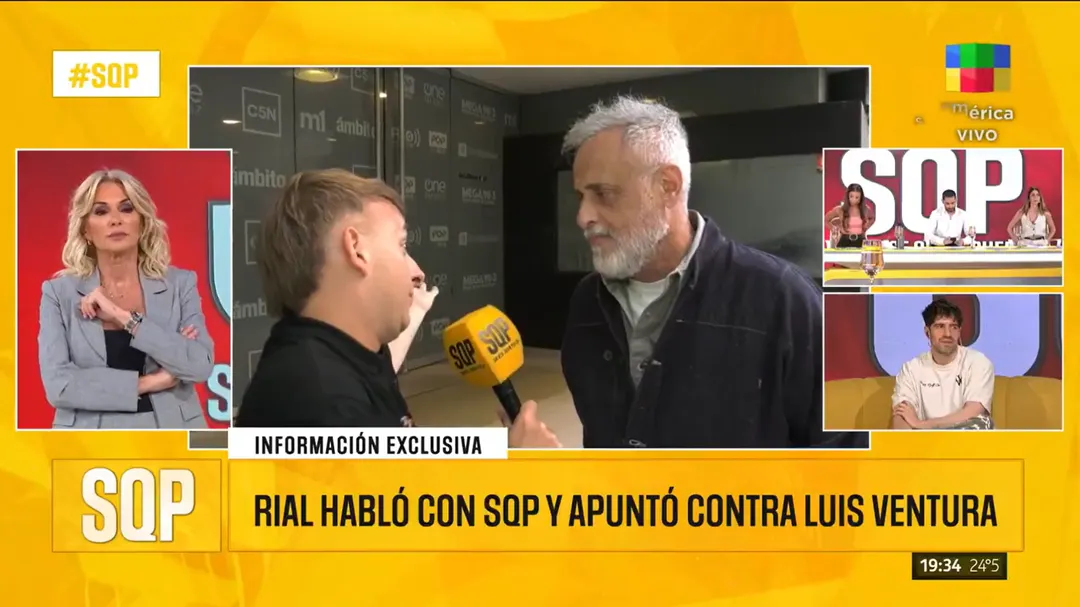 Jorge Rial le contestó a Luis Ventura. 
