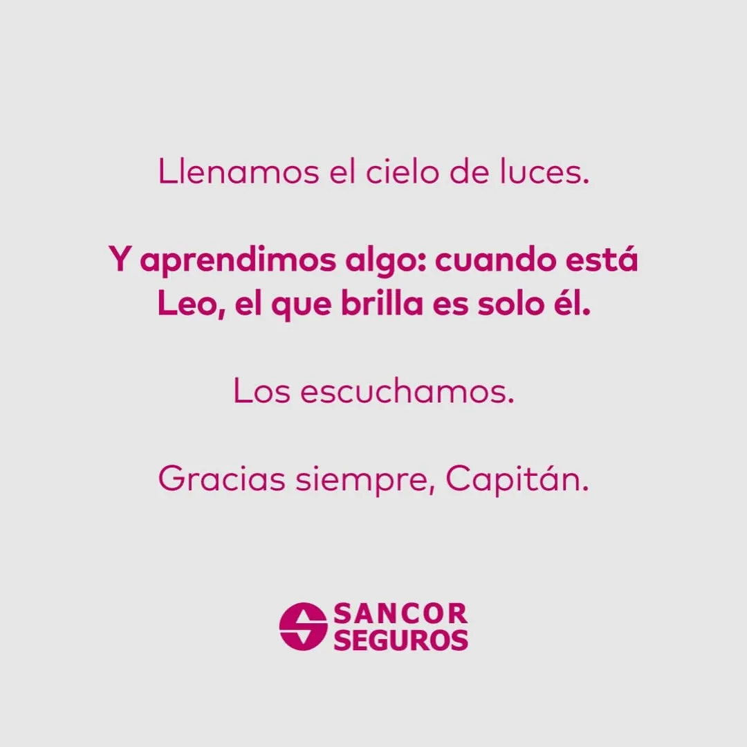 El descargo de Sancor Seguros.
