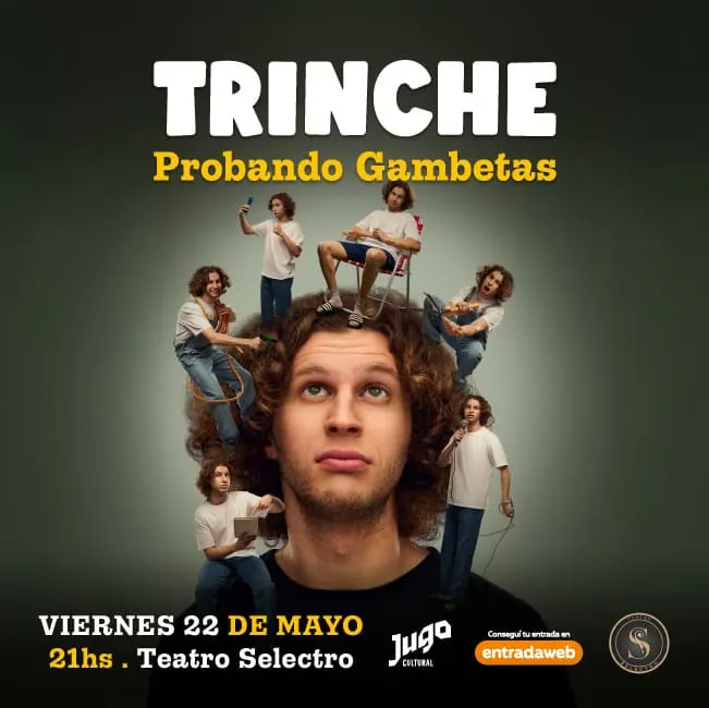 El Trinche se presenta con su espectáculo de humor. 
