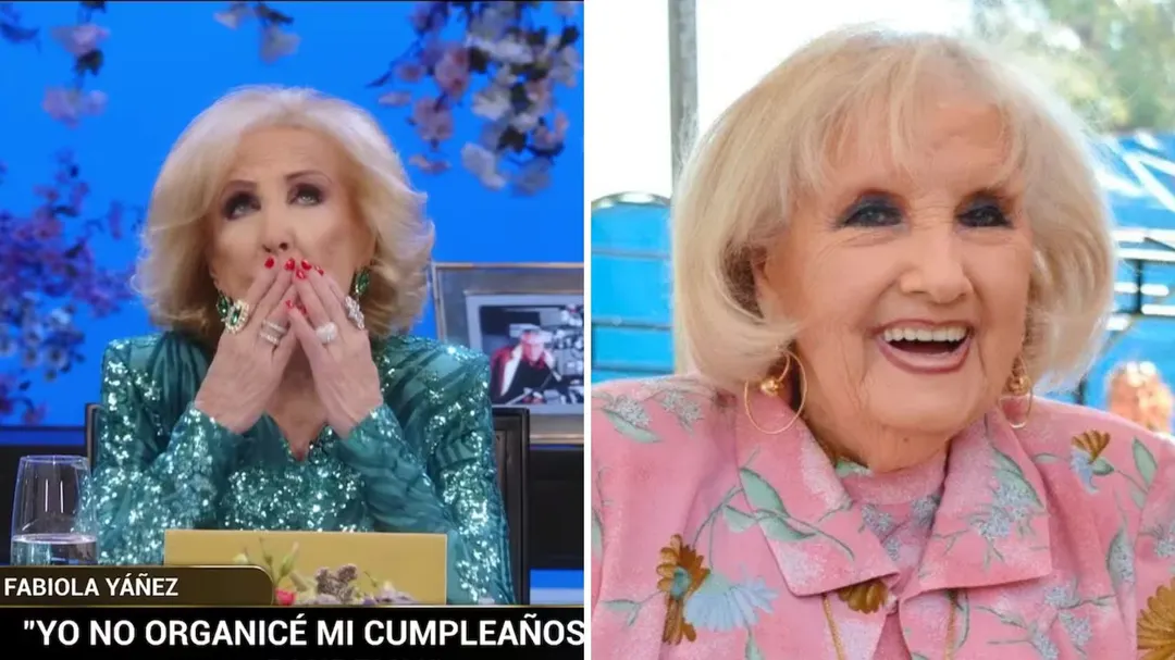 Mirtha Legrand y su gemela Goldy. Créditos: Captura / Archivo MDZ