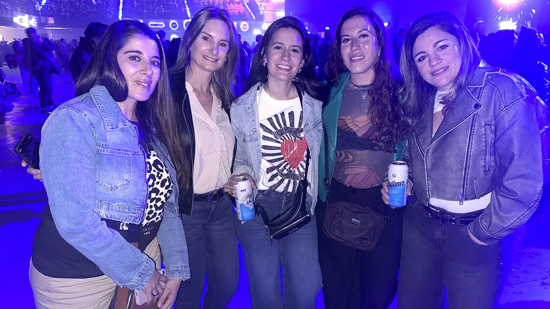 Mariela, Romina, Antonella, Paula y Antonella.