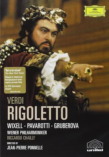 Rigoletto de Giuseppe Verdi, basada sobre un libreto de Francesco Maria Piave.