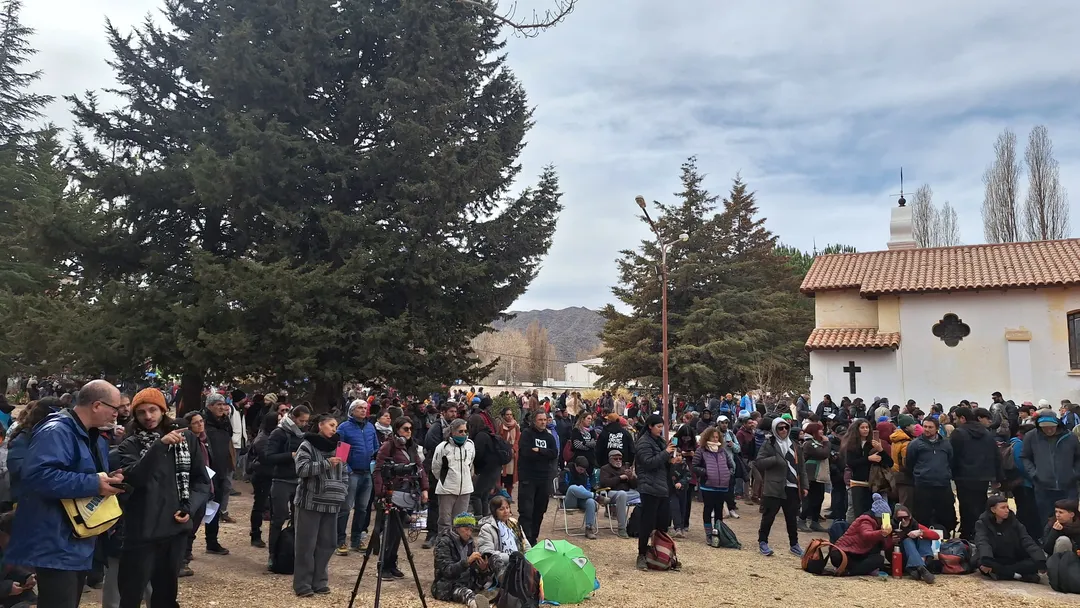 En la audiencia paralela por el proyecto minero San Jorge participaron 2.500 personas. 