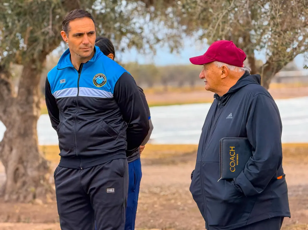 Bazzali y Sperdutti, en plena preparación para jugar la Copa San Luis.
