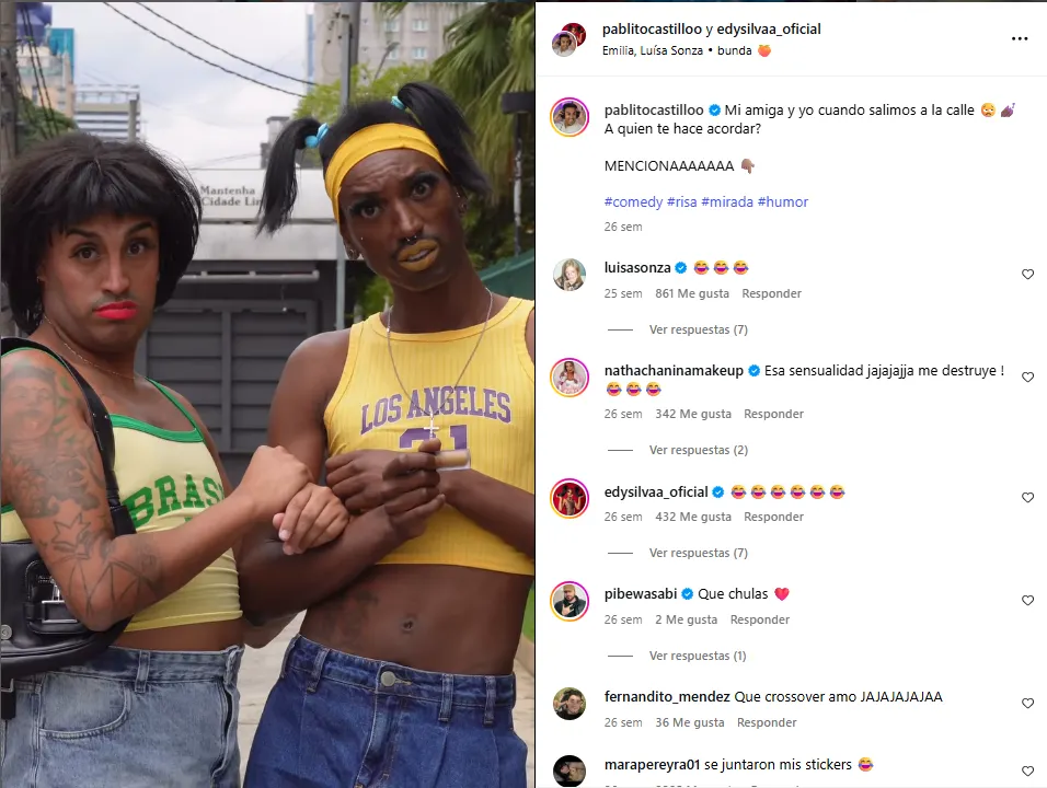 Pablito Castillo y su faceta de humorista. Créditos: Instagram / pablitocastillo