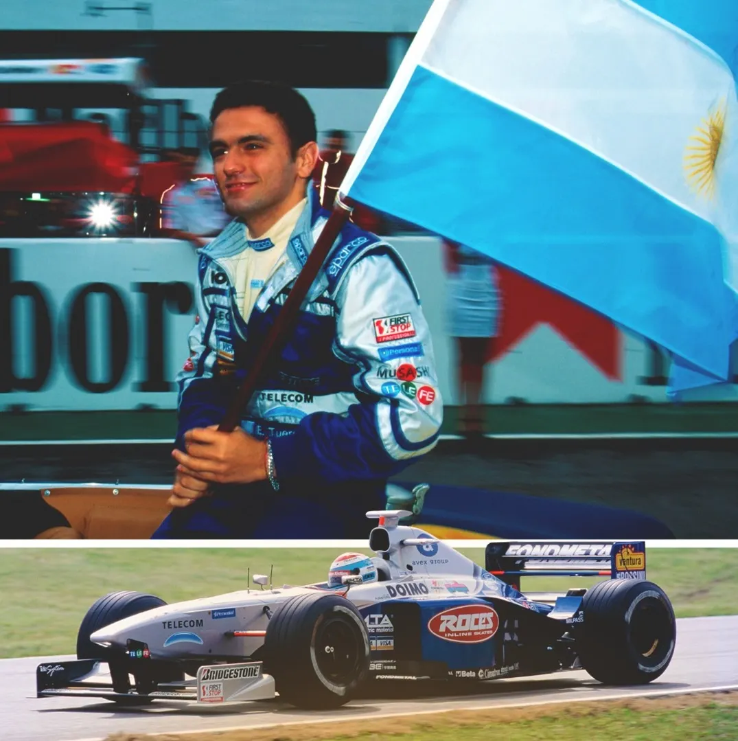 Esteban Tuero, crédito local en el último GP de la Fórmula 1 en Argentina. 
