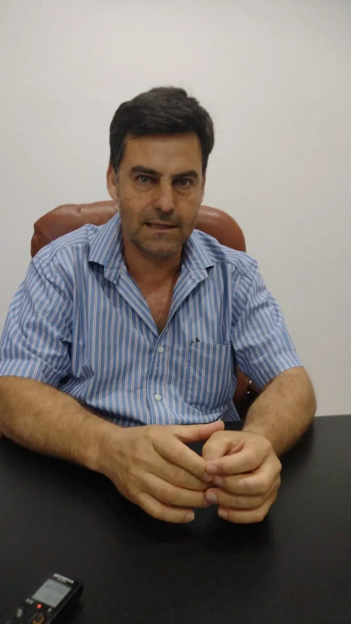 Héctor Dingler, titular de la Cooperativa Yerbatera de Dos de Mayo.