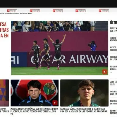 La reacción de Claro Sports luego de que Mexico elimine a Argentina del Mundial Sub 20.