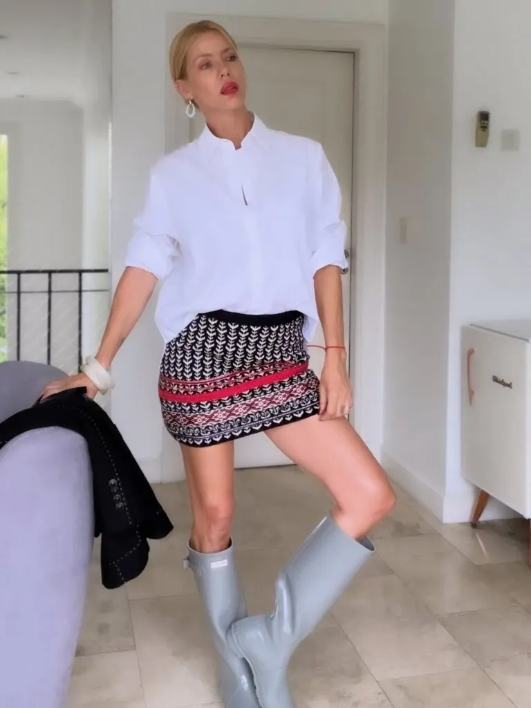 El outfit de Nicole Neumann.