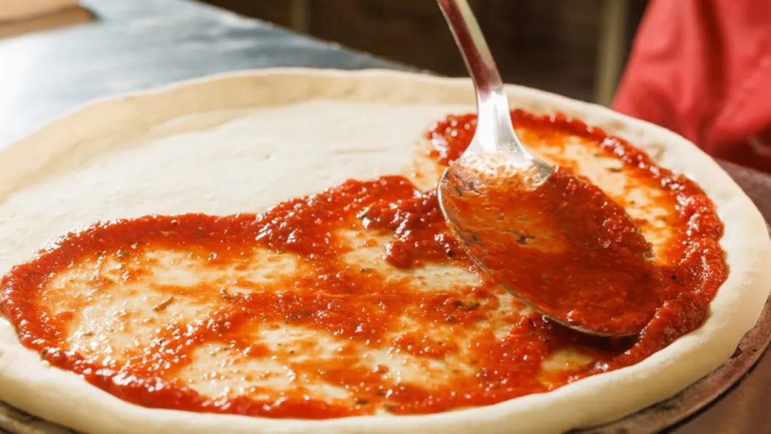 La receta de pizza de masa de papas suele ser más suave y húmeda que la pizza tradicional.