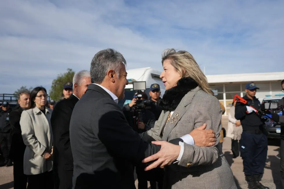 La ministra de Seguridad Nacional, Alejandra Monteoliva, estuvo presente en el acto. 