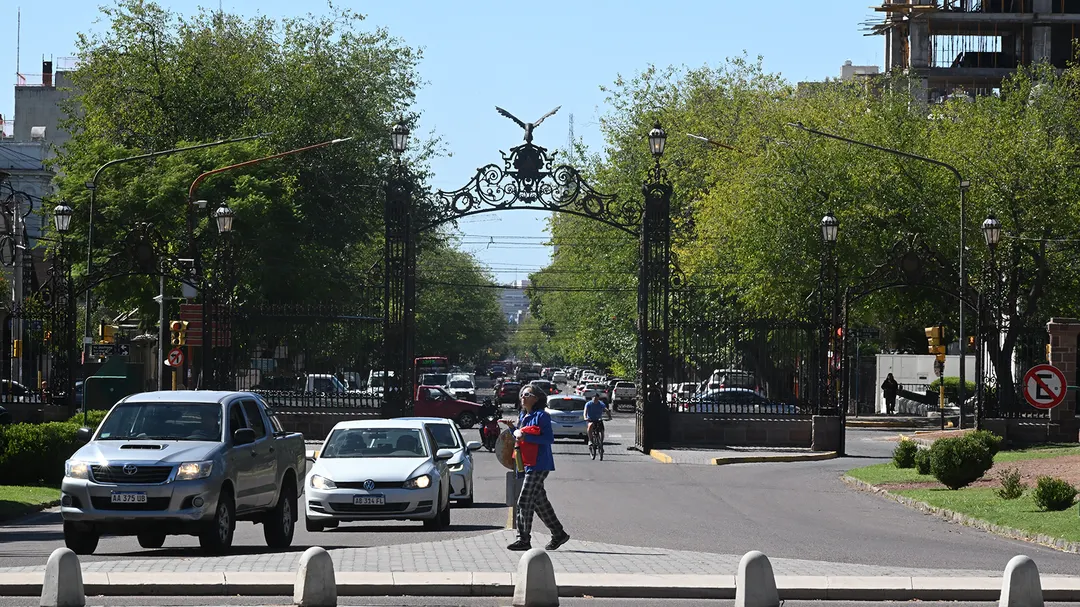 Uno de los puntos a observar es el de la gran circulación vehicular que tiene el parque en estos días.