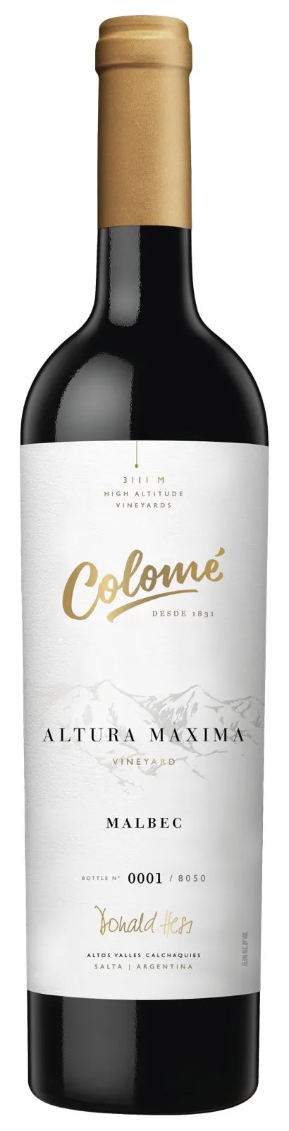 El vino tinto del año para Tim Atkin. Gentileza