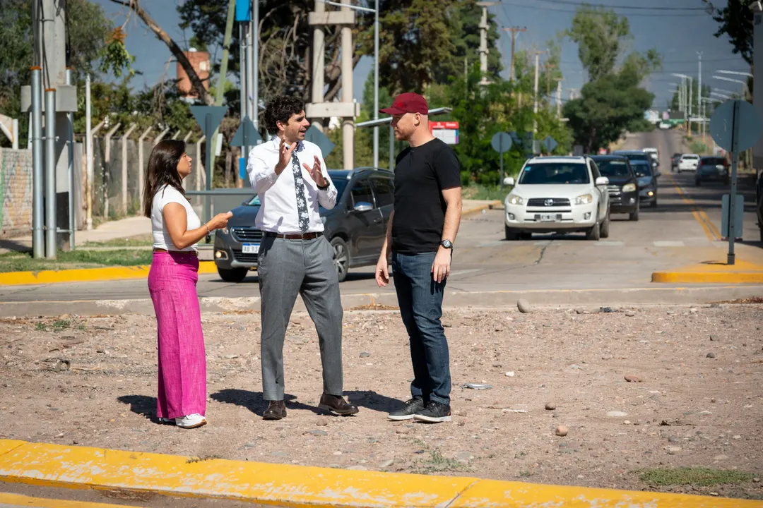 Marité Baduí, Natalio Mema y Esteban Allasino.