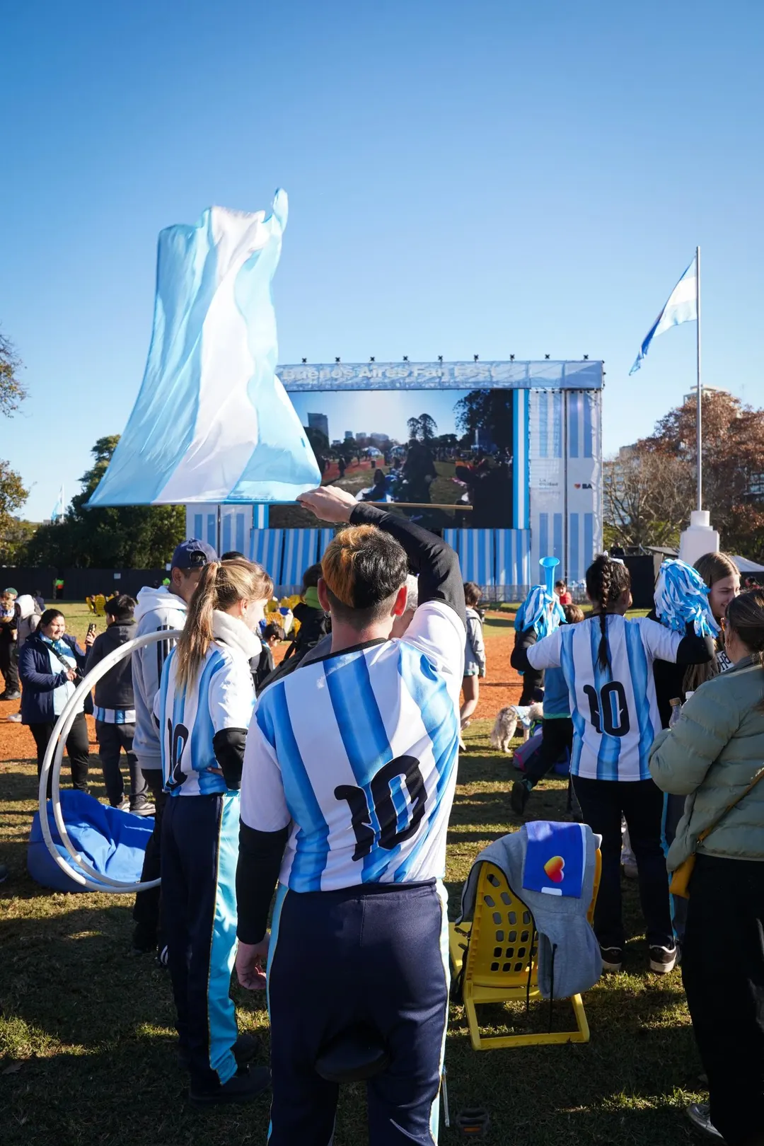 Cómo viene siendo habitual, el partido de la Selección podrá verse en el Fan Fest en Palermo.