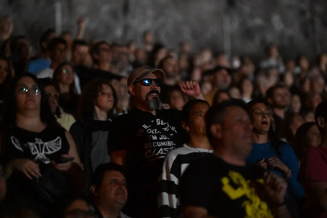 El público disfrutó del recital que  es parte del LFC Tour 2026 40 Aniversario.