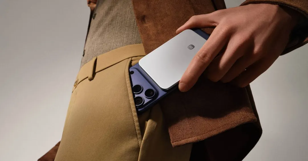 La nueva batería magnética de Xiaomi permite cargar dispositivos de forma inalámbrica con un diseño minimalista.