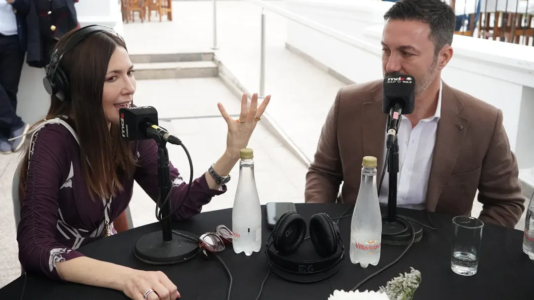 Luis Petri y Cristina Pérez pasaron por MDZ Radio en el Hyatt. 