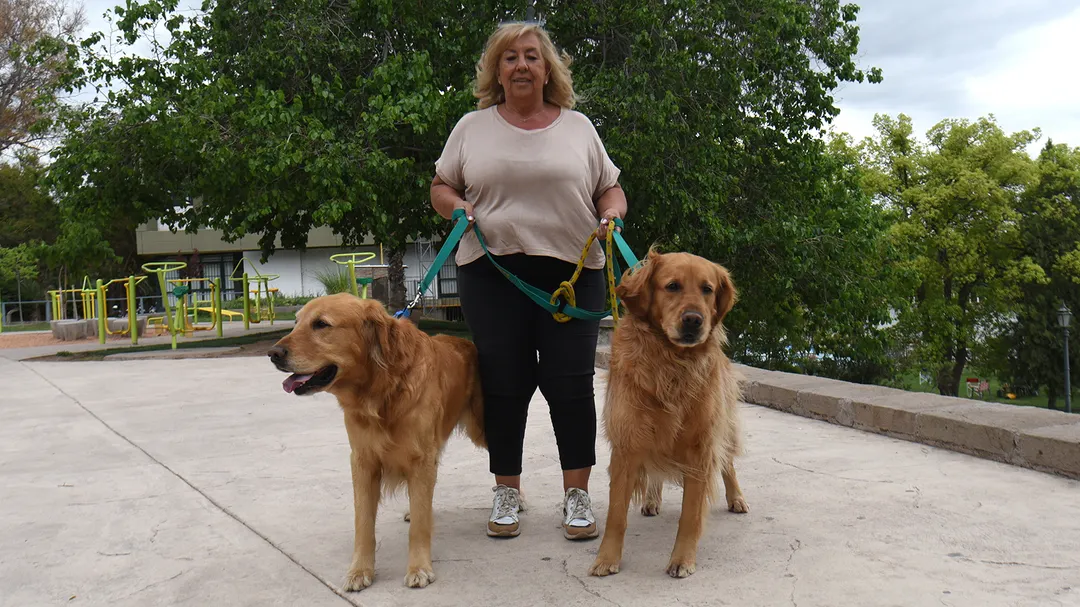 Nina y Hendrix pesan cerca de 40 kilos cada uno.