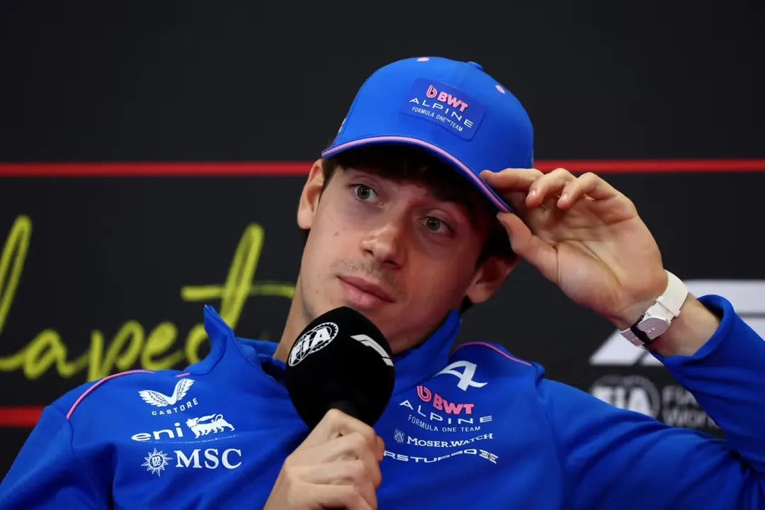 Franco Colapinto habló con la prensa este jueves en Zandvoort.