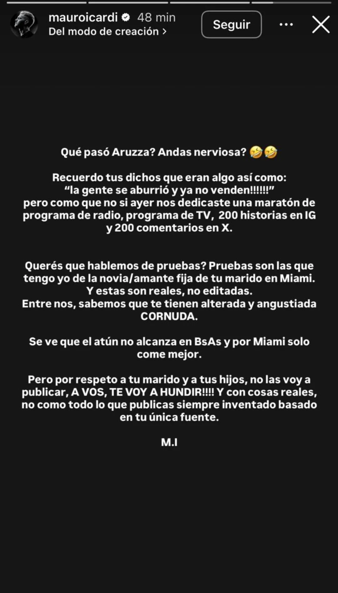 La historia que le dedicó el deportista a la conductora de Sálvese Quien Pueda.