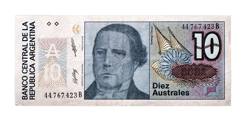 El austral duro poco. 