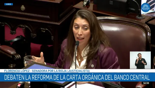 Florencia López apuntó contra Caputo. 