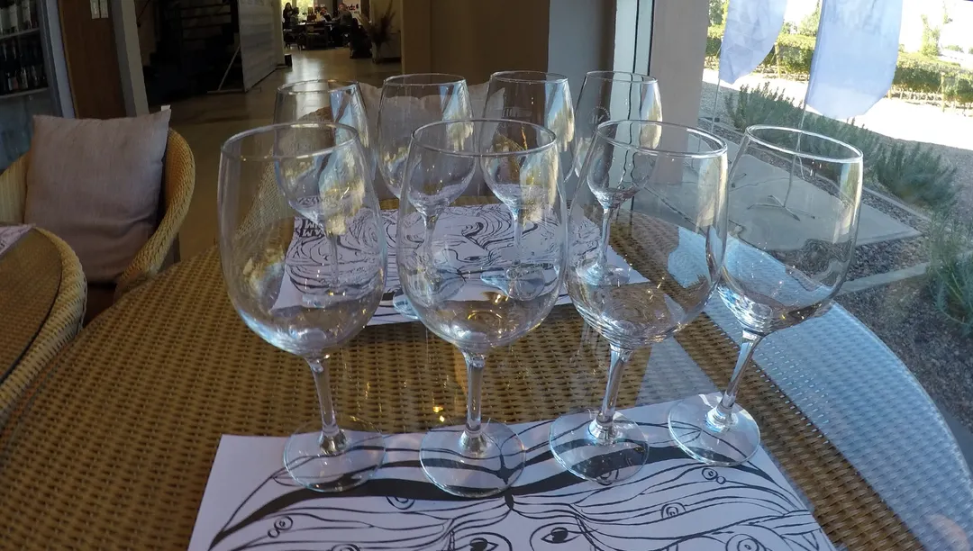 Copas vacías, la imagen más dura para el vino argentino.