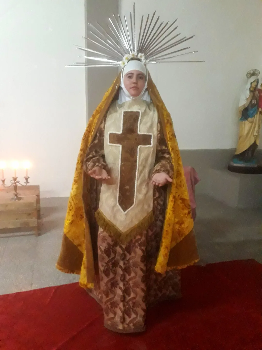 Para vestir santos, Iglesia antigua de Tunuyán, año 2021.