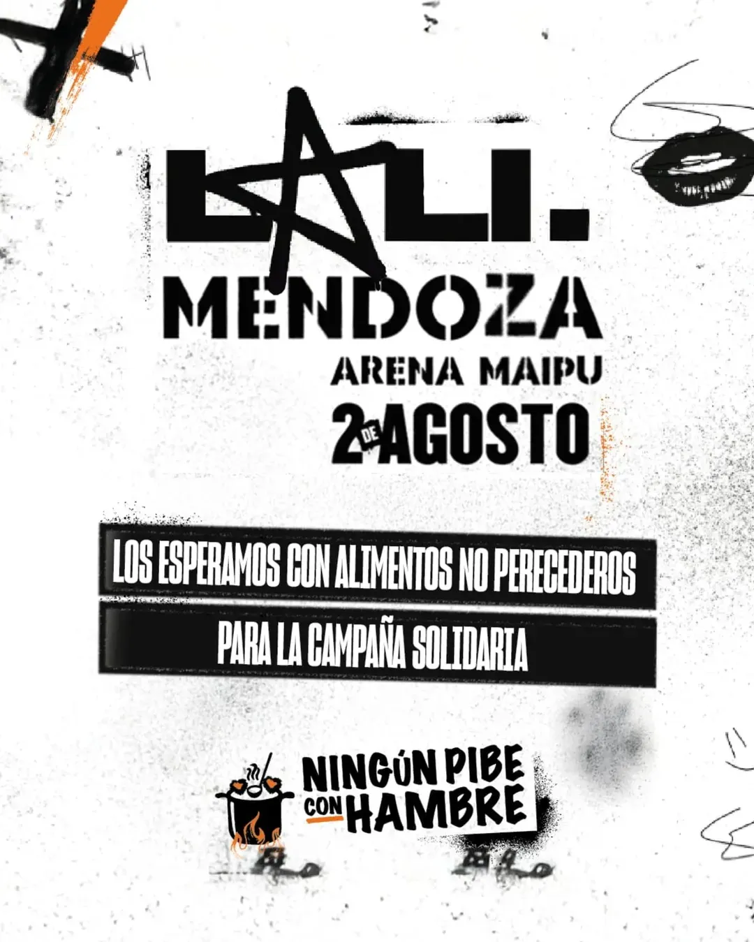 Lali y la colecta solidaria que encara.