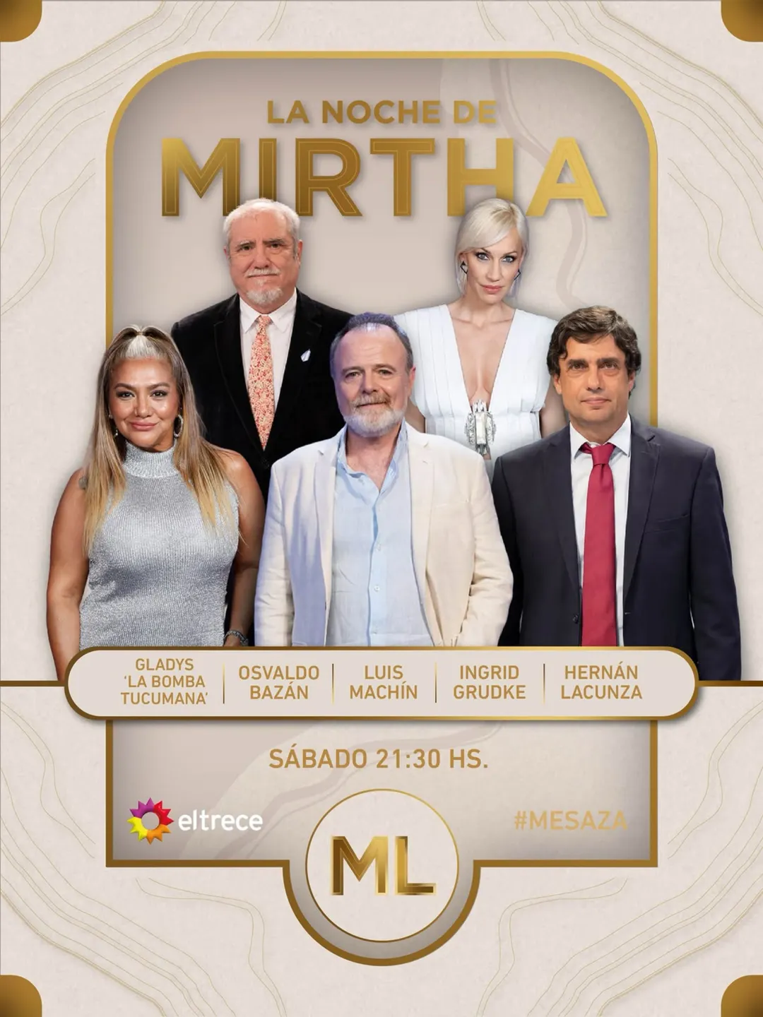 Los invitados de La noche de Mirtha.