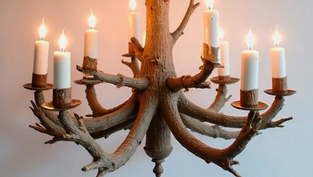 Candelabros y árboles: ¿te gusta la combinación?