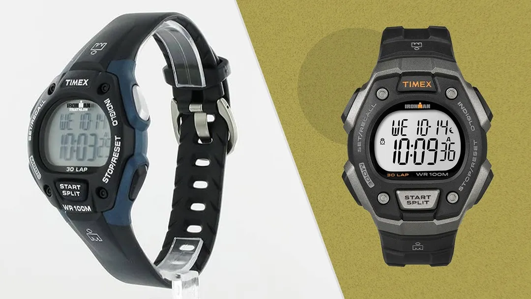 Timex Ironman Classic 30: formato digital ultraligero y resistente a impactos, equipado con cronómetro ideal para el deporte.