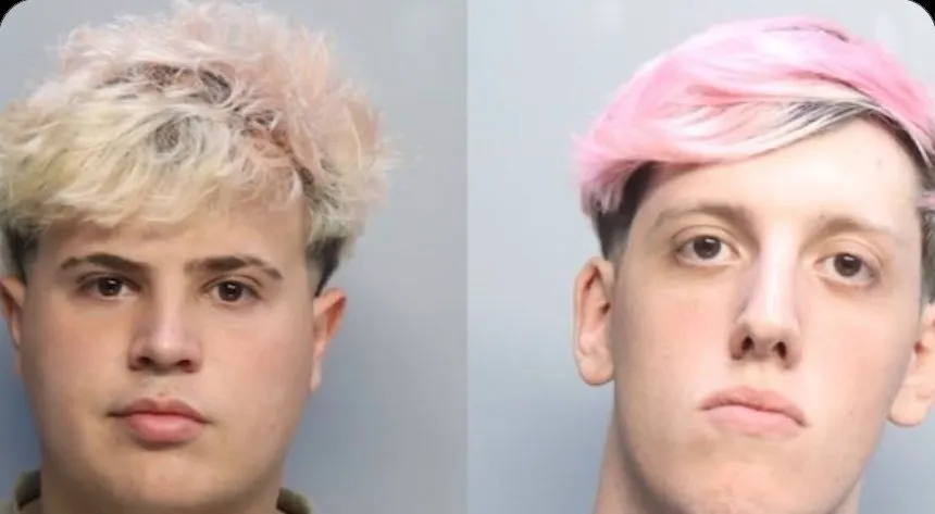 Beni Mármol y Pato Perrota, los dos youtubers argentinos detenidos por querer ingresar al estadio sin entrada.