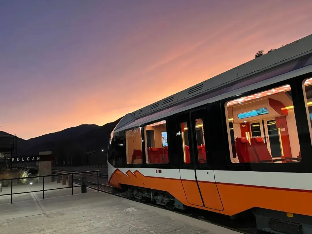 Los trenes ligeros de CRRC en Jujuy. 
