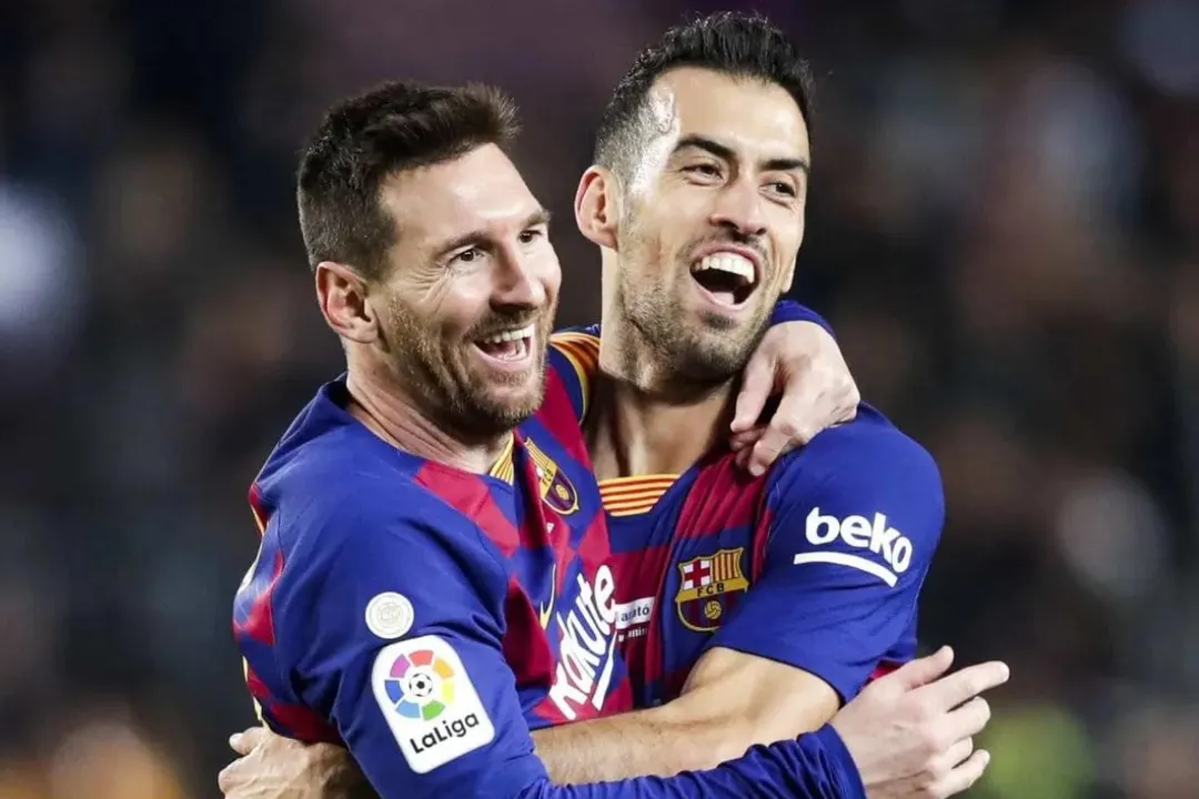 Sergio Busquets, un emblema del FC Barcelona y gran socio de Lionel Messi. Foto: Instagram @leomessi