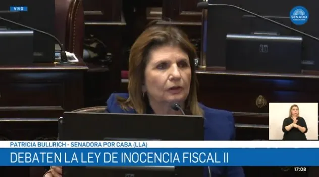 Captura de pantalla Senado 