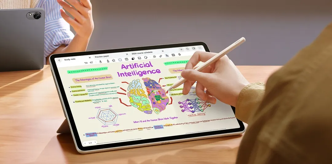 Innovador panel mate antirreflejos que simula de forma fiel la textura del papel.