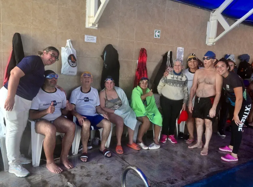 El deporte adaptado tuvo su jornada de inclusión en el agua.