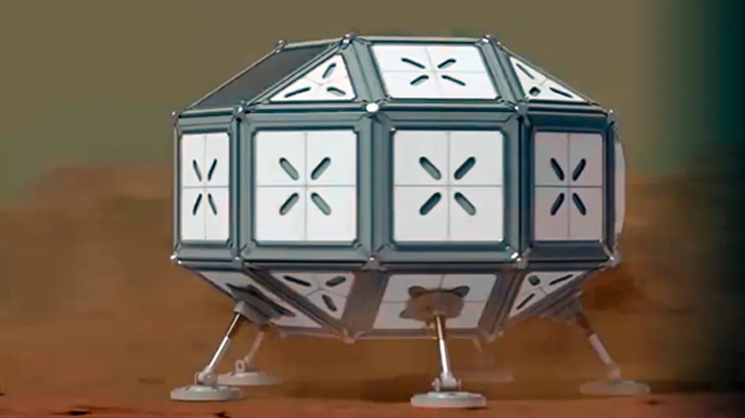 La casa que India imagina para vivir en Marte. La propuesta contempla futuros hábitats también en la Luna.