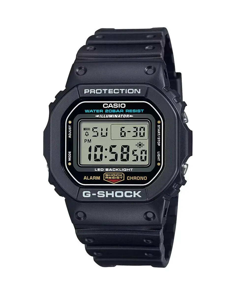 El clásico DW-5600E mantiene su vigencia con una estructura flotante que absorbe vibraciones.
